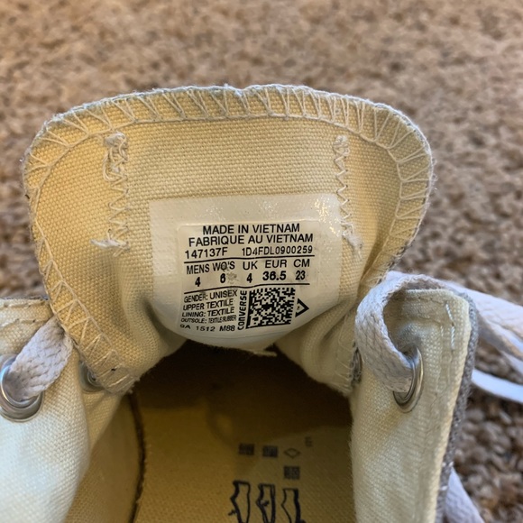 Gray converse size 6 - Picture 5 of 5